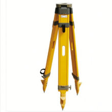 heavy duty total station wooden surveying tripod for total station